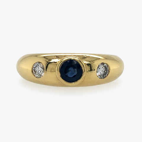 Sapphire & Diamond Ring