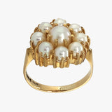 Pearl Cluster Ring