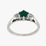 Emerald & Diamond Ring