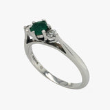 Emerald & Diamond Ring