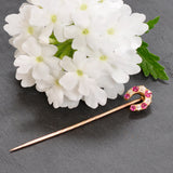 Ruby & Diamond Horse Shoe Tie Pin