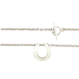 Silver Horse Shoe Necklace