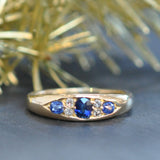 Sapphire & Diamond Ring