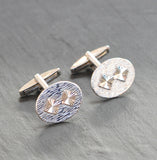 Silver Cuff Links