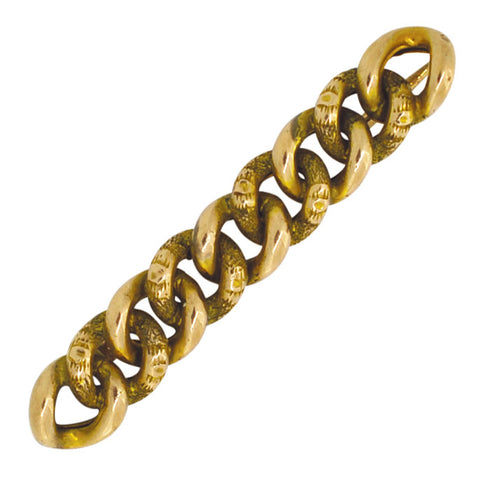 Curb Link Bar Brooch