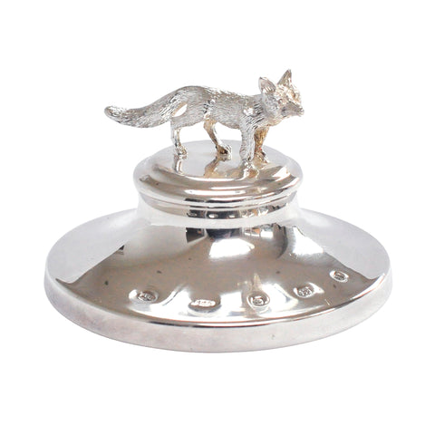 Silver 'Fox' Paperweight