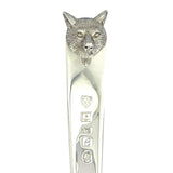 Silver Fox Head Paper Knife