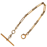 Gold Bracelet with T-Bar