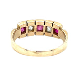 Ruby & Diamond Gypsy Ring