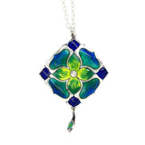 Enamel Art Nouveau Pendant