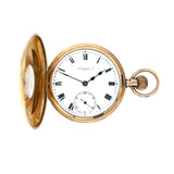 Gold Half Hunter Pocket Watch