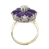 Amethyst & Diamond Ring