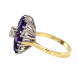 Amethyst & Diamond Ring