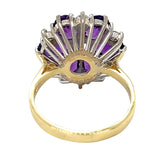 Amethyst & Diamond Ring