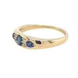 Sapphire & Diamond Ring