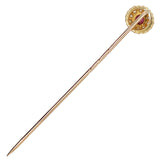 Ruby & Diamond Tie Pin