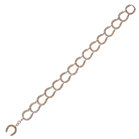Silver Horse Shoe Bracelet