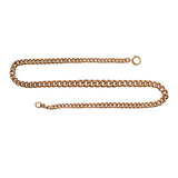 Graduated Curb Link Collar Necklace
