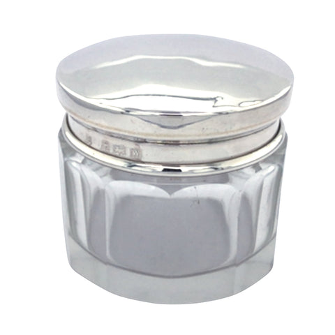 Silver Lidded Rouge Jar