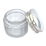 Silver Lidded Rouge Jar