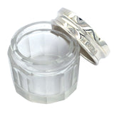 Silver Lidded Rouge Jar
