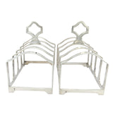 Pair of Silver Toast Racks
