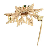 Opal & Tsavorite Star Brooch