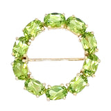 Peridot Brooch