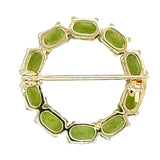 Peridot Brooch