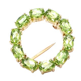 Peridot Brooch