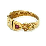 Diamond & Ruby Gypsy Ring