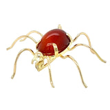 Cornelian Spider Brooch