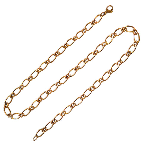 Yellow Gold Curb Link Chain