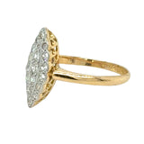 Diamond Marquise Shaped Ring