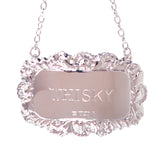 Silver Whiskey Label