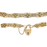 Rose Gold Gate Link Bracelet