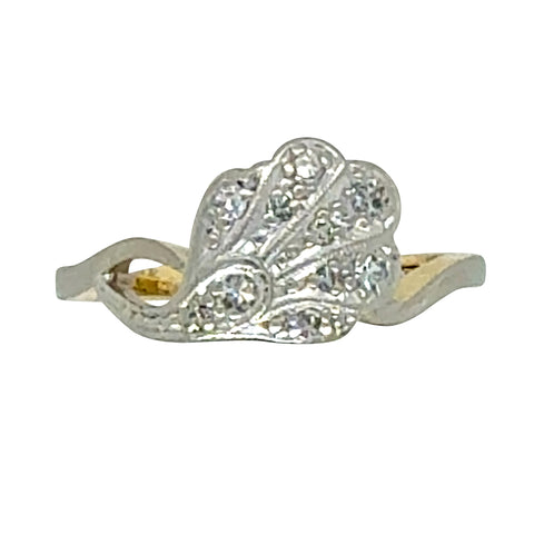 Diamond Cluster Ring