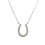 Diamond Horse Shoe Necklace