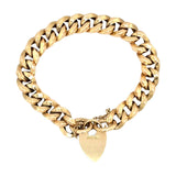 Rose Gold Curb Link Bracelet