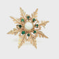 Opal & Tsavorite Star Brooch