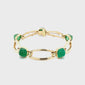 Art Deco Chrysoprase Bracelet