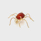 Cornelian Spider Brooch