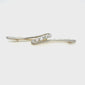 Diamond Bar Brooch