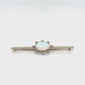 Opal & Diamond Bar Brooch