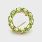 Peridot Brooch