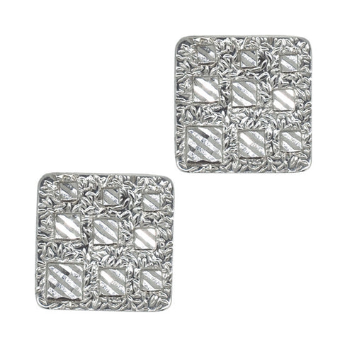 Silver Square Cufflinks