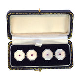 Ruby & Mother of Pearl Cufflinks