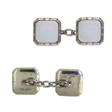 Mother Of Pearl Cuff Links & Collar Studs