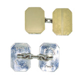 Gold and Silver Cuff Links