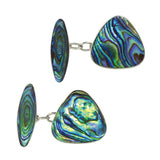 vintage abalone cuff links